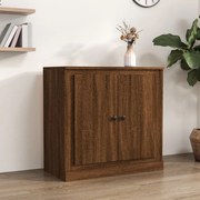 Credenza rovere marrone 70x35,5x67,5 cm in legno multistrato