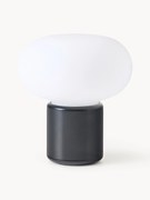 Lampada da tavolo piccola portatile Karl-Johan, luce regolabile