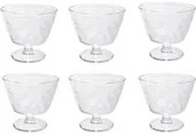 Set 6 coppette gelato vetro 355 ml Tahiti
