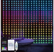 LED RGB Dimmerabile Tenda natalizia WIZARD 400xLED/USB 2x2m + telecomando