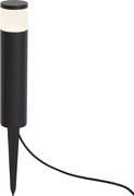 Lampioncino da esterno moderno 12V nero con LED IP65 - Voltaire Palo