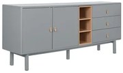 Credenza Home ESPRIT Azzurro Grigio 180 x 40 x 75 cm