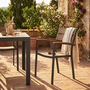 VIDUUS - poltrona da giardino in alluminio e polywood impilabile