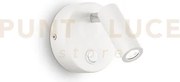 Page applique a parete con interruttore orientabile led 3000k 3w 2...