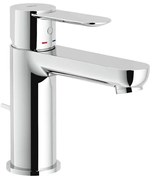 Rubinetto per lavabo a canna bassa getto laminare cristallino ABX cromato lucido NOBILI H 13.8 cm
