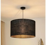 Brilagi - Lampadario a cavo TUBES ROLLER 1xE27/15W/230V Ø 50 cm nero