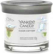 Candela Clean Cotton in barattolo medio Yankee Candle