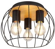 Rabalux 5293 - Plafoniera KAMALA 3xE27/25W/230V