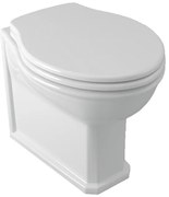 Vaso WC filomuro OLYMPIA CERAMICA impero, sedile escluso P 55 x L 36 x H 42 cm bianco