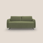 Texas Divano letto matrimoniale moderno in tessuto impermeabile T19 verde