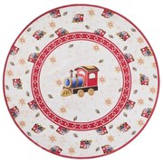 Tappeto rotondo rosso a tema natalizio ø 160 cm Toy's Delight Train – Villeroy&amp;Boch