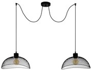 Eglo 43306 - Lampadario a sospensione con filo POMPEYA 2xE27/60W/230V ragno