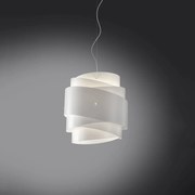 Sospensione Moderna 1 Luce Bea In Polilux Bianco D40 Made In Italy