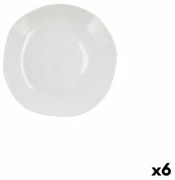 Piatto Fondo Ariane Earth Ceramica Bianco 23 cm (6 Unità)