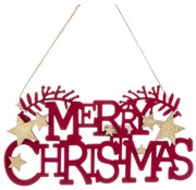 Decorazione natalizia da appendere in legno 22 cm Merry Christmas – Casa Selección