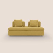 Gransasso Divano letto matrimoniale dal DESIGN innovativo in tessuto impermeabile T03 giallo