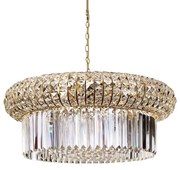 Lampadario Classico Nabucco Metallo Oro 16 Luci E14