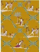 Coordonne Carta da parati Neo-Bucolic - Mustard