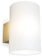 Herstal - Evoke Applique da Parete IP44 Large Satin Brass/Opale Herstal