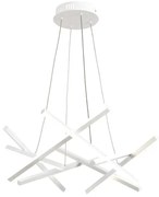 Lampadario LED design MIKADO bianco Ø65cm 5400 lumen