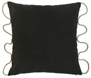 Cuscino Home ESPRIT Nero 45 x 15 x 45 cm