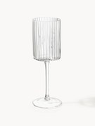 Set di 4 bicchieri da vino in vetro soffiato Aleo