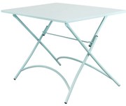 ROMANUS - tavolo in acciaio pieghevole da esterno