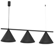 Lampada a sospensione su cavo CAPITAL 3xGX53/15W/230V, nera