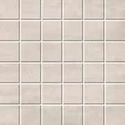 Mosaico in gres porcellanato Sonik Pearl bianco L 30 x L 30cm x Sp. 8 mm, 10 pezzi