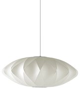 Herman Miller - Nelson Saucer Crisscross Bubble Lampada a Sospensione M Off-White Herman Mille