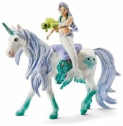 Statua Schleich 42509 Mermaid on sea unicorn Plastica