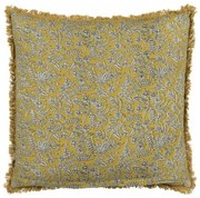 Cuscino Cotone Beige Senape 50 x 50 cm