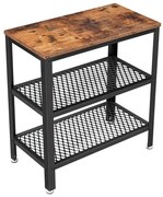 Tavolino ELDUR marrone/nero