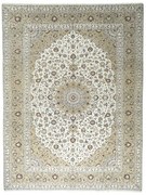 Kashan Tappeto persiano 300x400 Beige (Iran) Annodato A Mano
