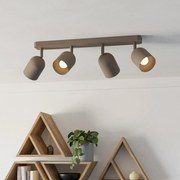 Eglo 44164 - Plafoniera con 4 faretti TILSTON 4xE14/40W/230V beige