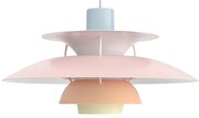 Louis Poulsen - PH 5 Lampada a Sospensione Pastels Blue/Rose/Peach Louis Poulsen