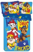 Set copripiumino e federa da bambini blu in cotone per culla 100x135 cm Paw Patrol "Pawsome days ahead" – Jerry Fabrics
