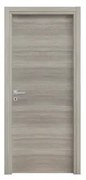 Porta reversibile a battente con telaio colore rovere grigio 90x210 cm
