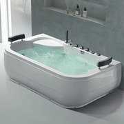 Kamalu - Vasca idromassaggio con poggiatesta per 2 persone | 2000K