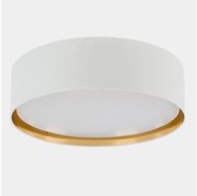 Plafoniera BILBAO 4xE27/15W/230V d. 60 cm bianca/oro