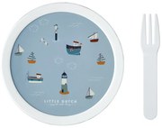 Scatola per la merenda dei bambini con forchetta Sailors bay - Mepal