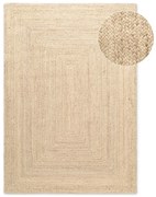 Tappeto colore naturale chiaro in iuta reversibile e tessuto a mano 80x150 cm Sharmila Natural White – Hanse Home