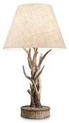 Lampade Da Scrivania Rustico-Country Chalet Materie Plastiche Beige 1 Luce E27