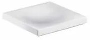 Porta Sapone 12x12 cm da Appoggio in porcellana Bianco Hansgrohe Axor Massaud 42233000