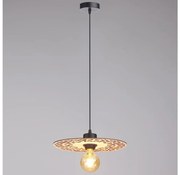 Lampadario a sospensione con filo FALCO 1xE27/60W/230V diametro 30 cm beige