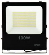 Faro proiettore Led 100W Nero da esterno IP65 Bianco Freddo 6000K M LEDME