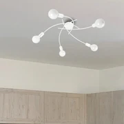 Plafoniera moderno Stella 5 x E27 bianco