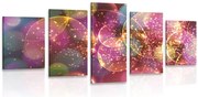 Quadri 5 pezzi – Astrazione scintillante