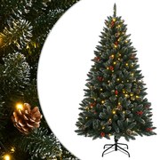 Albero di Natale Artificiale con LED, Albero di Natale Artificiale con 150 LED 120 cm III