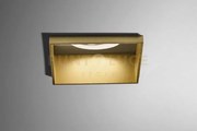 Elis faretto da incasso 1 luce ottone
